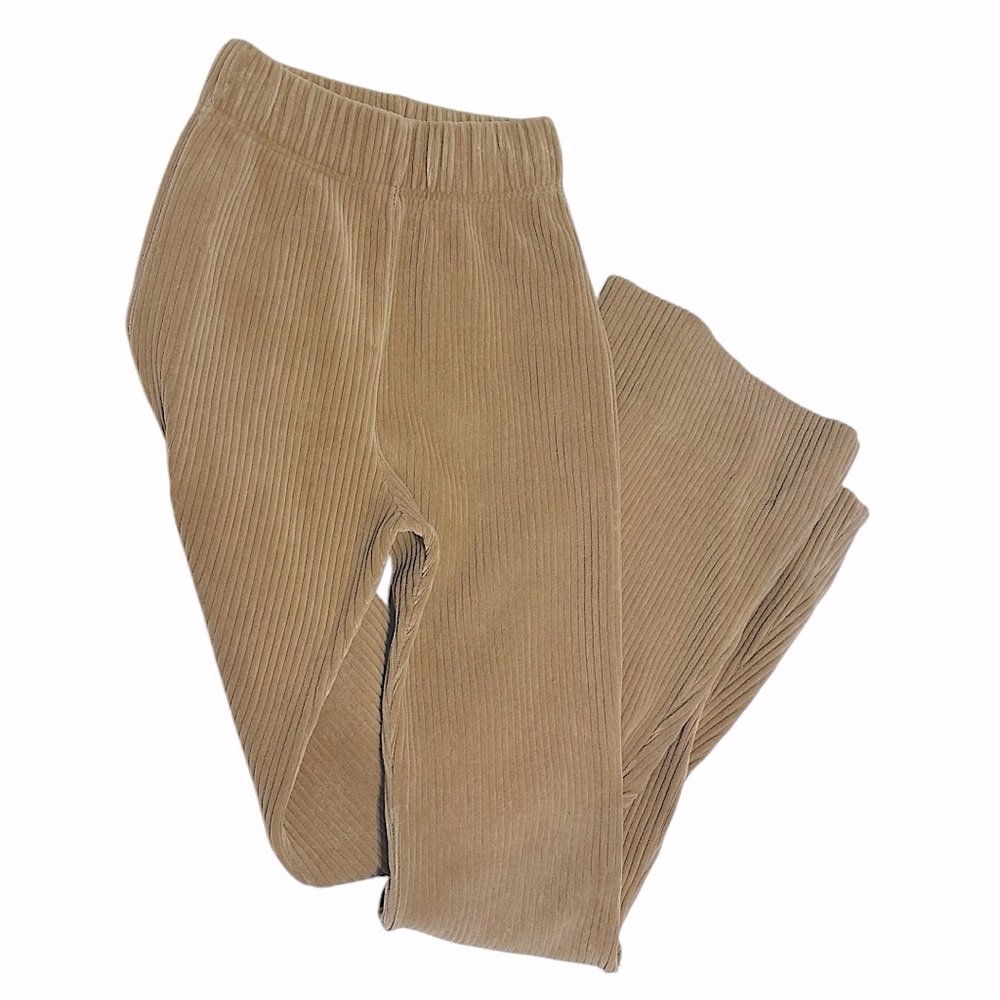 Storets High Waisted Corduroy Bootcut Elastic Waistband Pants Size S